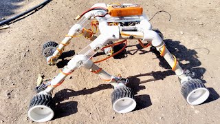 how to make a mars rover/Rocker bogie robot