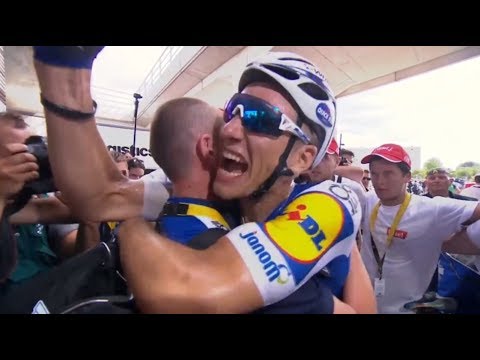 Video: Marcel Kittel sprintet auf der 10. Etappe der Tour de France 2017 zum Sieg