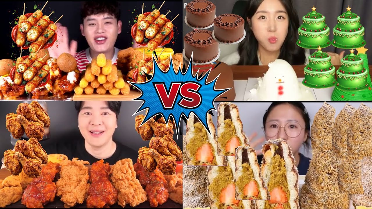 EXTREME SPICY MUKBANG | Fried Chicken, Desserts & ASMR Eating 🍗🍰🔥