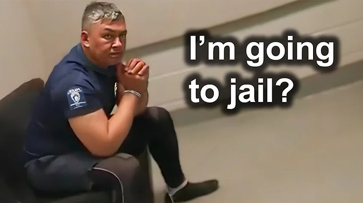 Moment Corrupt Cop Realizes His Career Is Over