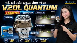 Test ánh sáng bi LED X-Light V20L Quantum trên đường