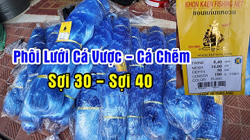 Phôi Lưới Cá Chẽm - Cá Vược | Mắt 12cm - 14cm - 16cm Sợi Cước 30 - 40 | Zalo: 0396.23.9999