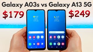 Samsung Galaxy A03s vs Samsung Galaxy A13 5G - Who Will Win?