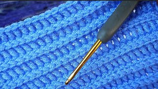 Perfect easy! only 2 rows of winter crochet stitch pattern for beginners