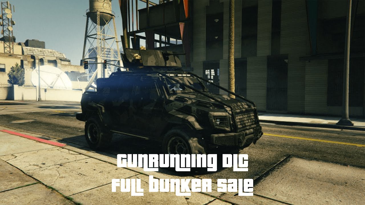 GTA Online Gunrunning DLC Full bunker sale YouTube
