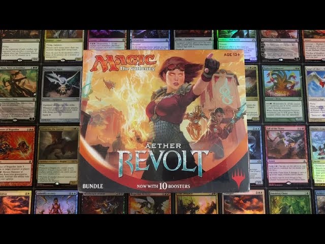 Magic the Gathering Aether Revolt Bundle - YouTube