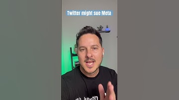 Twitter might sue Meta because the new social media app Threads. #twitter #meta #threads