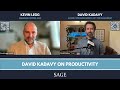 David kadavy on productivity  mind management not time management  sage exchange