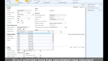 Microsoft Dynamics AX: How to Create Update and Follow Up on Purchase Agreements