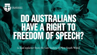Do Australians have a right to freedom of speech?
