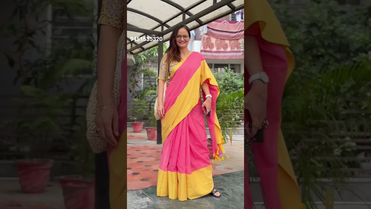 "Beyond comfy! Mul Cotton sarees blend breathable ease with sophisticated charm for office wear"