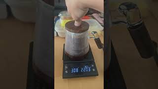 Reduce more fine, attempt to covert tea brewer to a coffee brewer