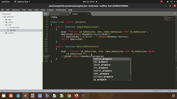 Contoh Sederhana CRUD OOP PHP