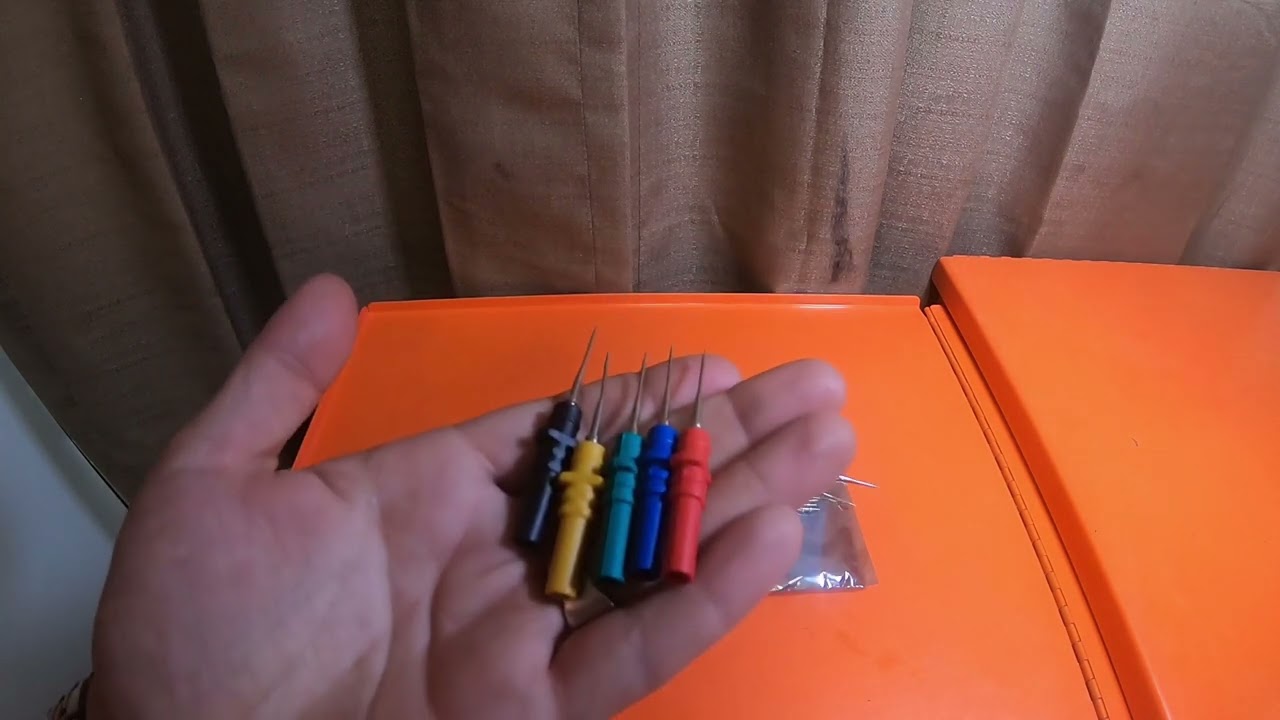 Auto Diag Tools - Back Probe Kit Threaded Needle Probes Pt3 - QL Info N More - 3 12th 22