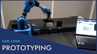 Ned prototyping a packing process