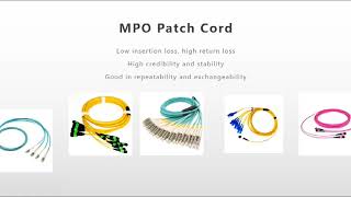 MPO solution is designed for high-density fiber connections and high-speed data center cabling.