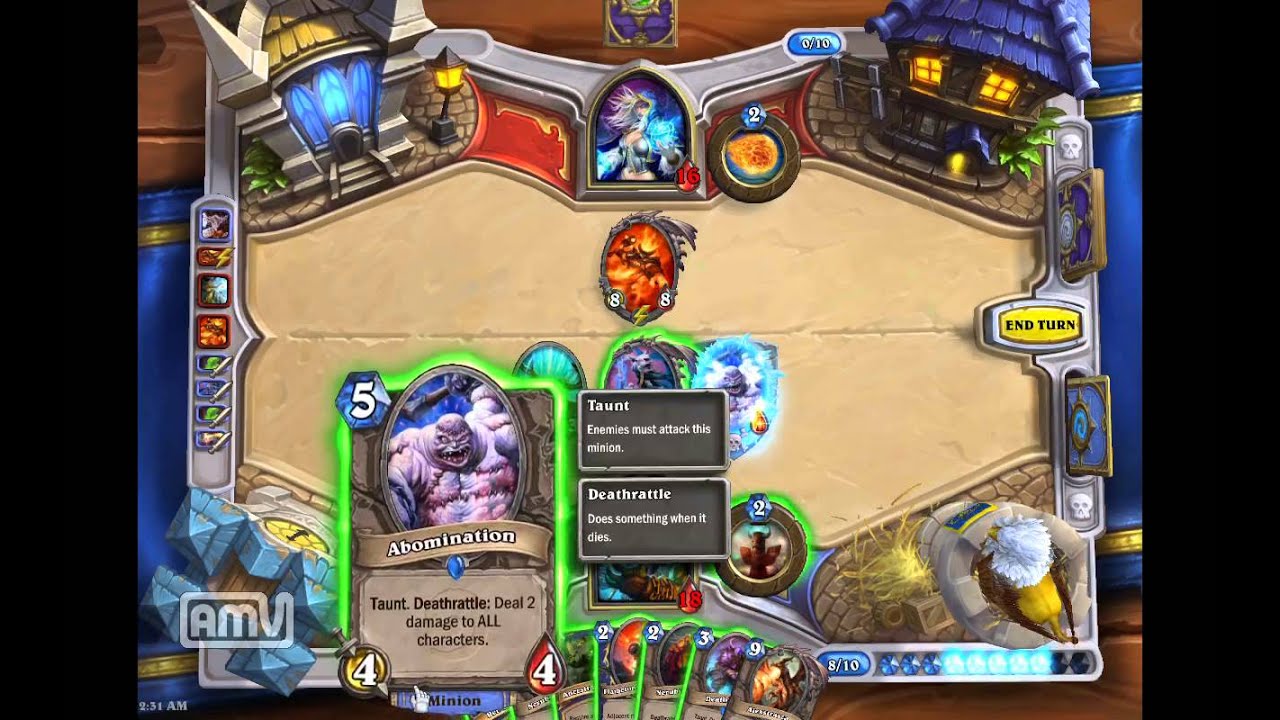 Hearthstone Baron Rivendare & Abomination Combo