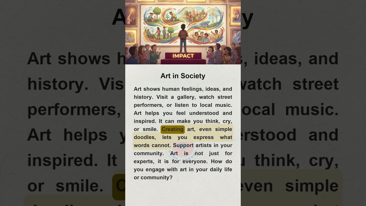 Art in Society  