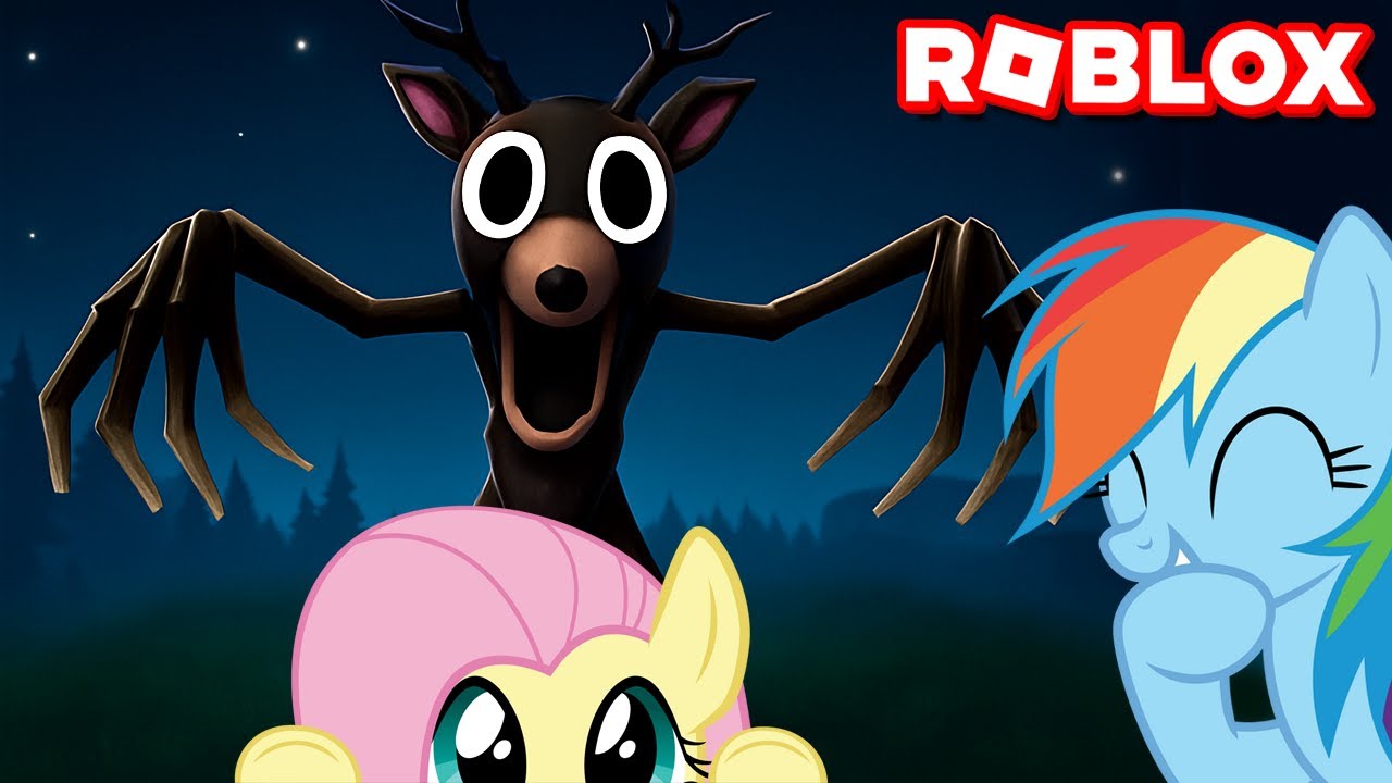 99 NOITES NA FLORESTA MAS COM A FLUTTERSHY (Roblox) #LuliRarity