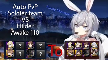 Hilde Awake 110 VS My Soldier Team (Trap Team) : Auto PvP Counter Side