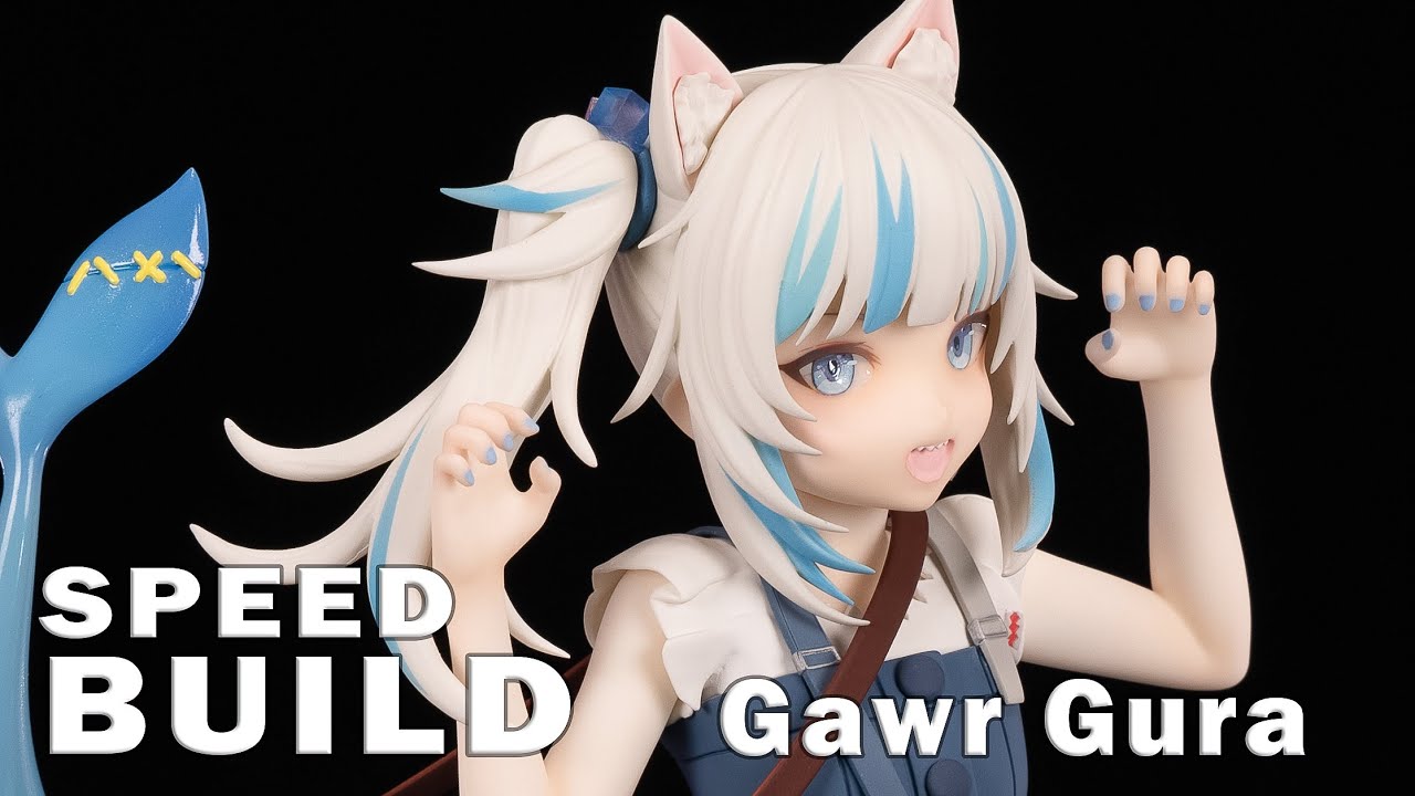 GawrGura Speed Build がうるぐら garagekit figure painting
