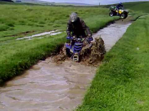 mk quad bikers trqe wales trip nathan yamaha 350