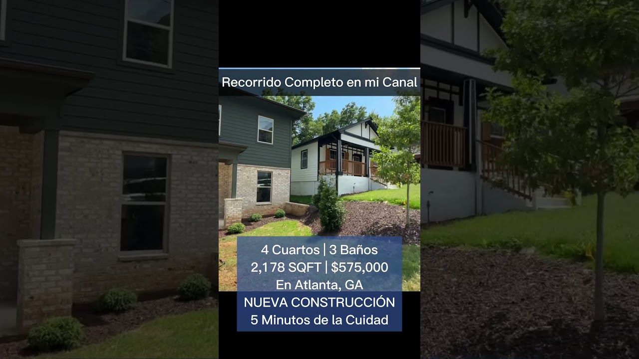 NUEVA CONSTRUCCIÓN en Venta en Atlanta, GA - 4 Cuartos, 3 Baños I Georgia Bienes Raices