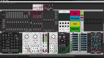 Modulation exchange between Bitwig and VCV