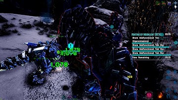 ARK in 4k - Genesis - Hunting By Moonlight - Beta - That is One Big Tek Giga!