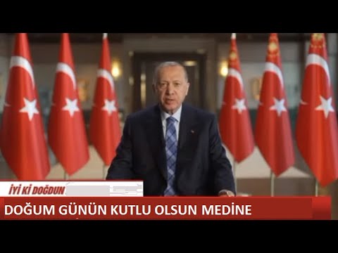 İyi ki doğdun MEDİNE - İsme Özel Doğum Günü Kutlaması (FULL)