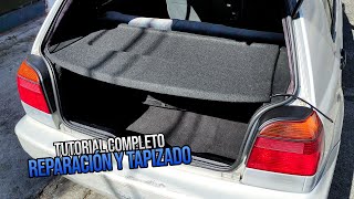 Cómo Restaurar Y Tapizar La Tapa O Sombrerera De La Cajuela Golfjetta Stance Mk3