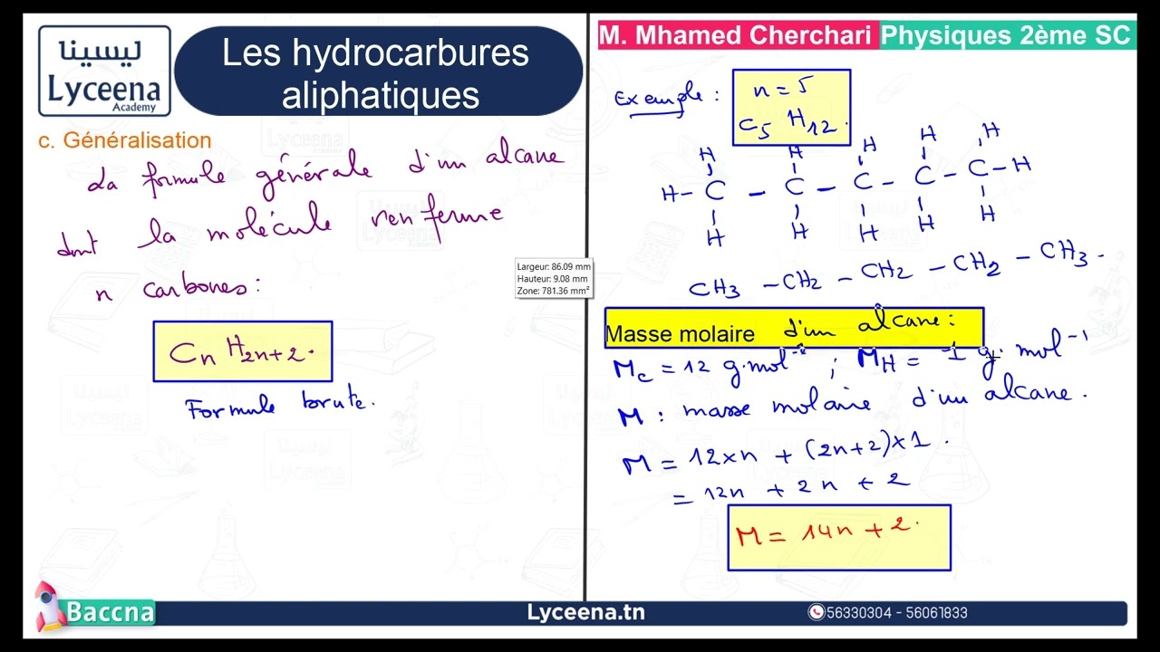 Les hydrocarbures aliphatiques