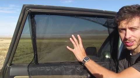 Bug Screener Magnetic Window Screens for Vans, SUVs, RVs, Cars (Mosquito Netting)