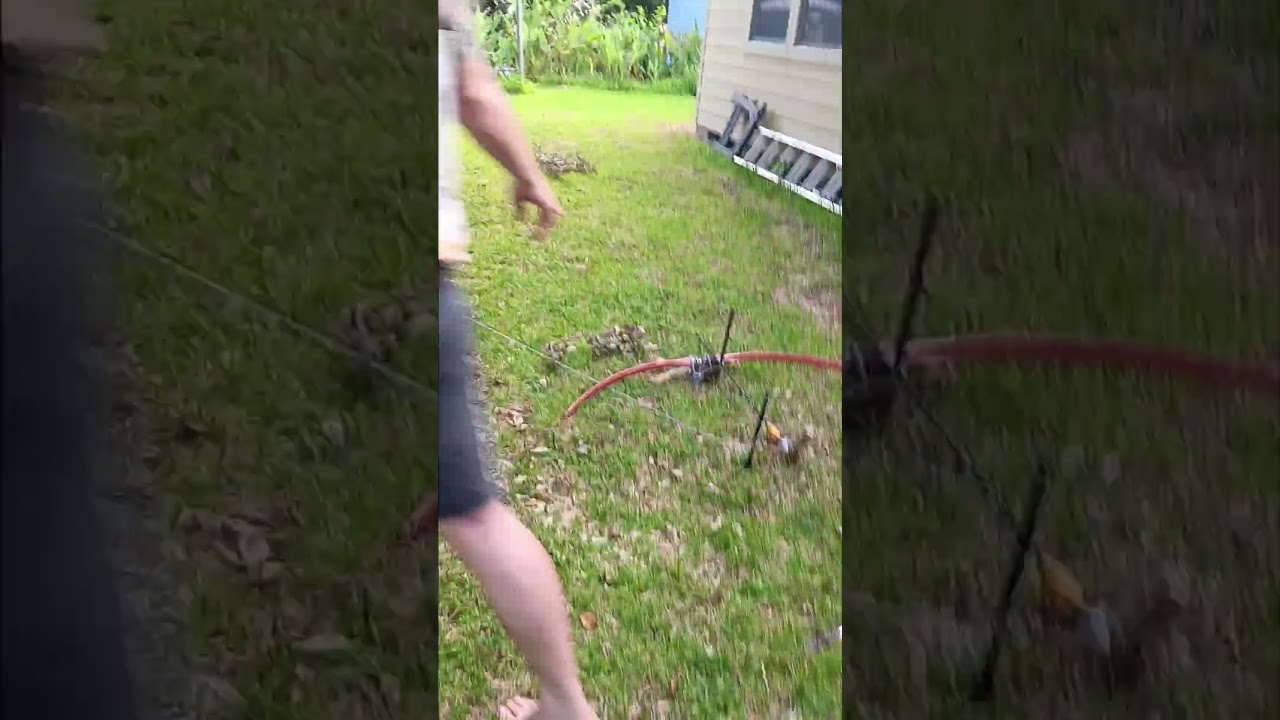 *****DISCLAIMER******DONT MAKE THIS ITS ARROW TRIP WIRE TRAP NOT SAFE! arrow trip wire trap