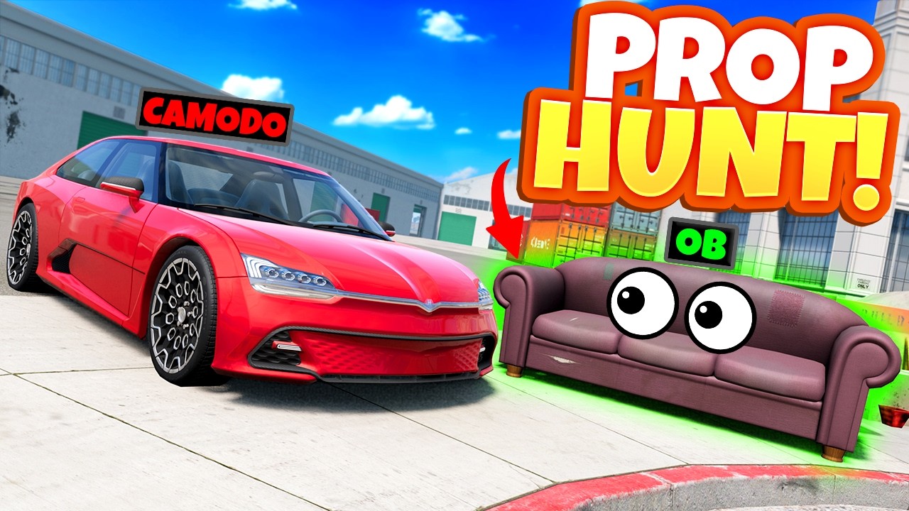 This PROP HUNT Hide & Seek Went COMPLETELY WRONG (BeamNG Drive Mods)