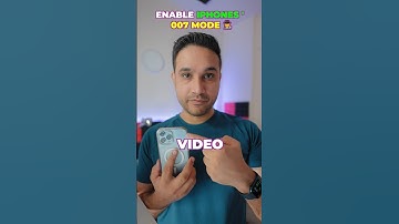 iPhone James Bond 007 Trick 🕵️🤫