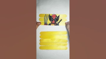 Deadpool & wolverine stick puzzle #shorts #viral #game #art #drawing #deadpool #wolverine