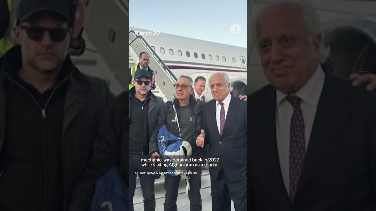 American George Glazmann released by Taliban in Afghanistan