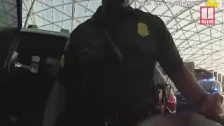 Raw video: Police find baby in stolen car at Atlanta airport