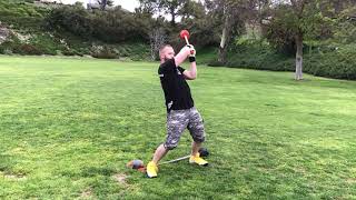 Scottish hammer throw Highland games #highlandgames