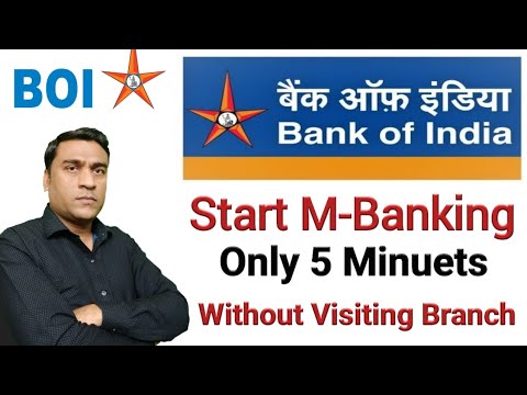 BOI Start M-Banking Withouth Visit Branch | How to Create Bank Of India ...