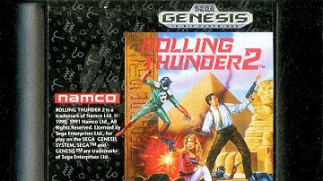 Classic Game Room - ROLLING THUNDER 2 review for Sega Genesis