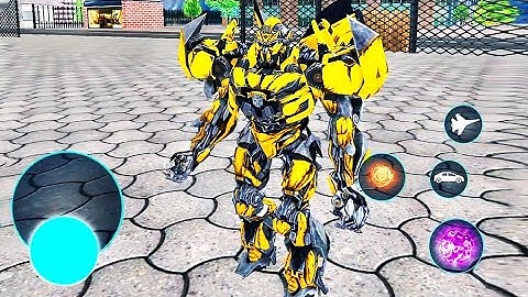 Jet Robot Car Transformation Simulator - Android GamePlay