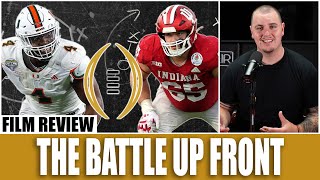 FILM STUDY: Miami's Defensive Ends vs Indiana's Offensive Tackles! CFB National Championship Preview