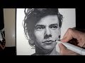 Drawing Harry Styles from ONE DIRECTION with Copic Markers - Things to Draw