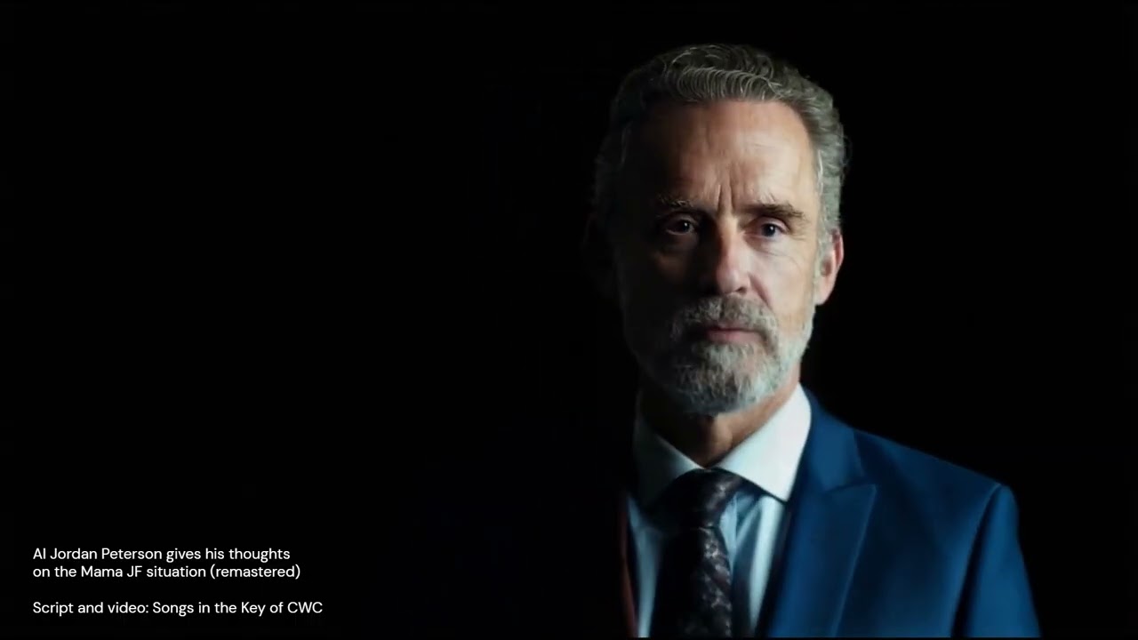 ИИ Джордан Петерсон высказывает свои мысли о ситуации с Mama JF (ремастеринг)