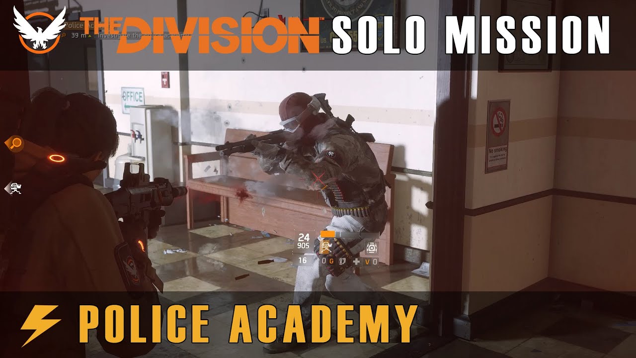 Tom Clancy's The Division - Police Academy Solo Story Mission Walkthrough, No Commentary