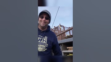 18000 lb BEAM Install #shorts #construction #diy #builder