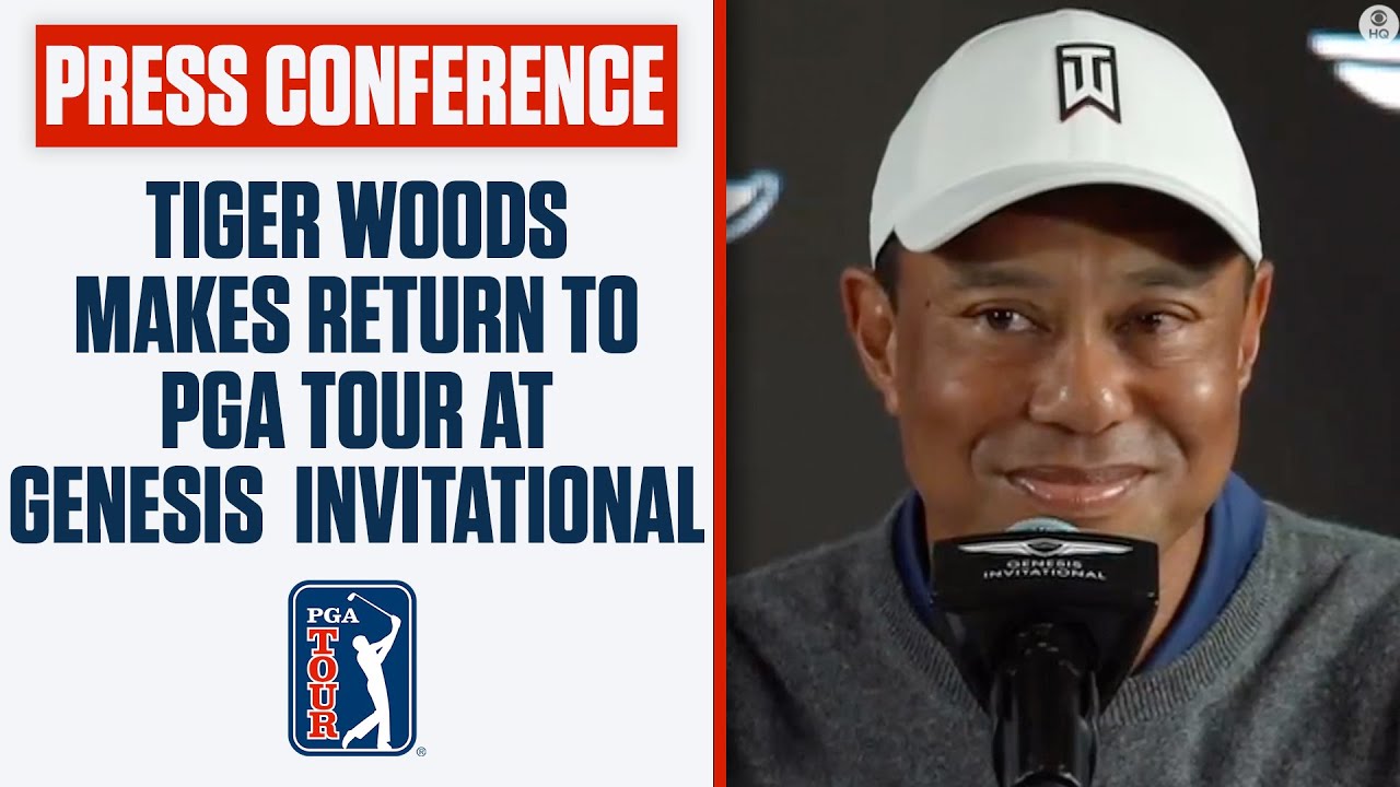 Tiger Woods talks preparation for Genesis Invitational, shows love to LeBron James CBS Sports