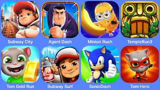 Subway City, Agent Dash, Minion Rush, TempleRun3, Tom Gold Run, Subway Surf, SonicDash, Tom Hero screenshot 3